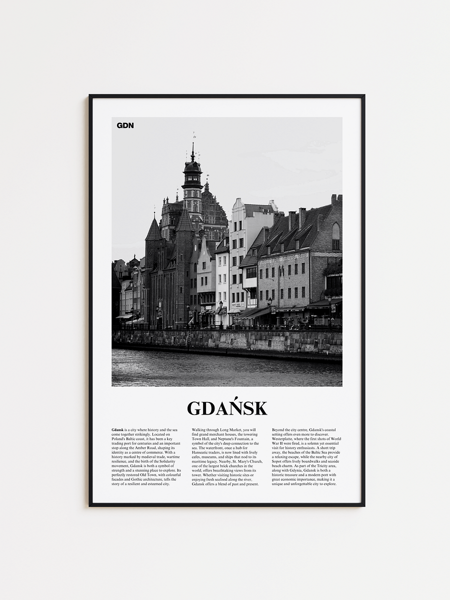 Gdansk 02 Newspaper Poster product image (1)