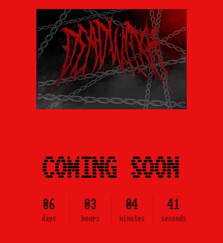 ITS HAPPENINGGGGG 
FRIDAY THE 13TH
MIDNIGHT
DEADWITXH.COM 
IS ALIVE 

Go sign up now for mailing list to be alerted about the...