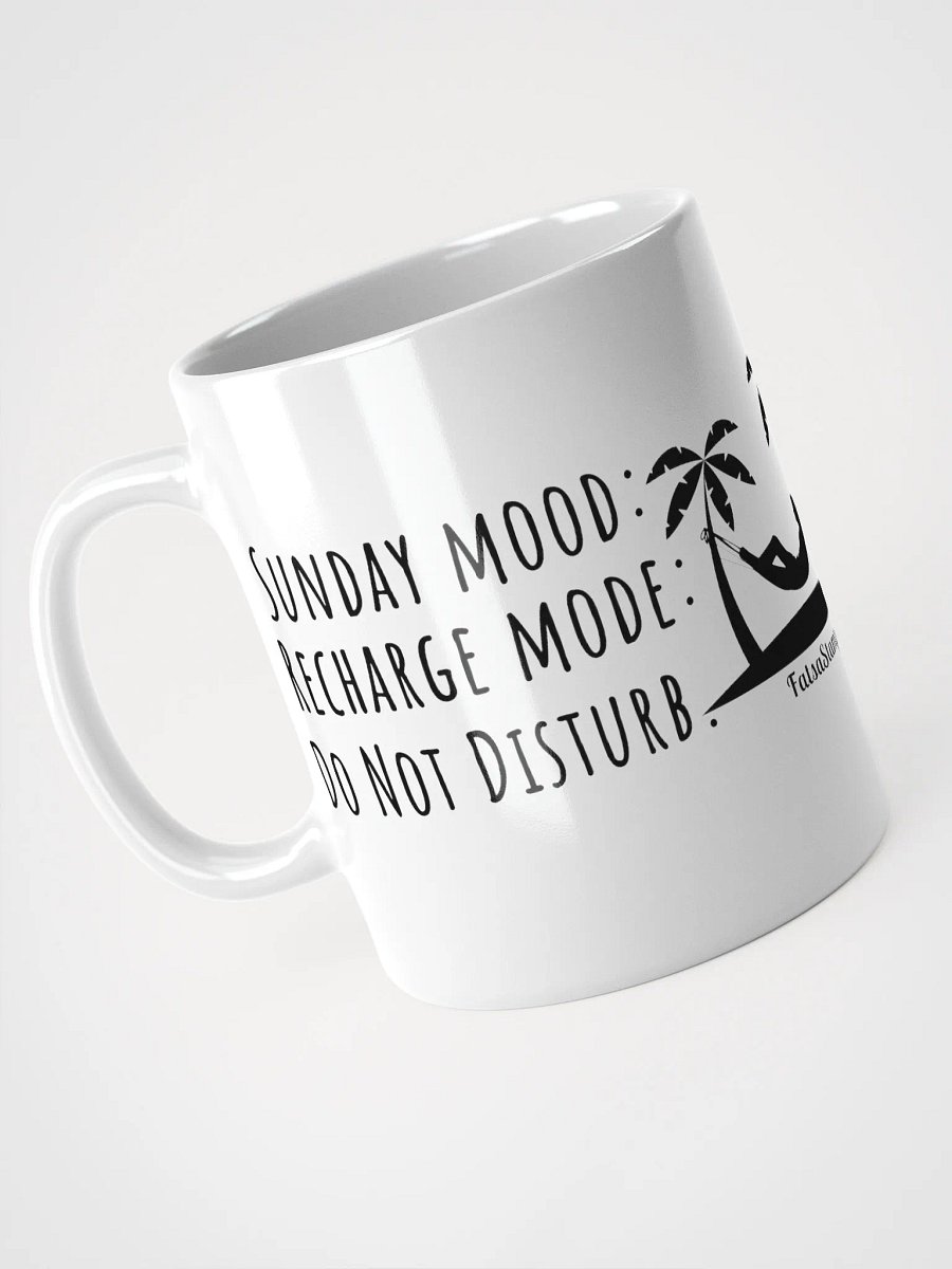Sunday Mood Mug: Recharge Mode with Palm Trees – Your Do Not Disturb Vibe!" product image (7)