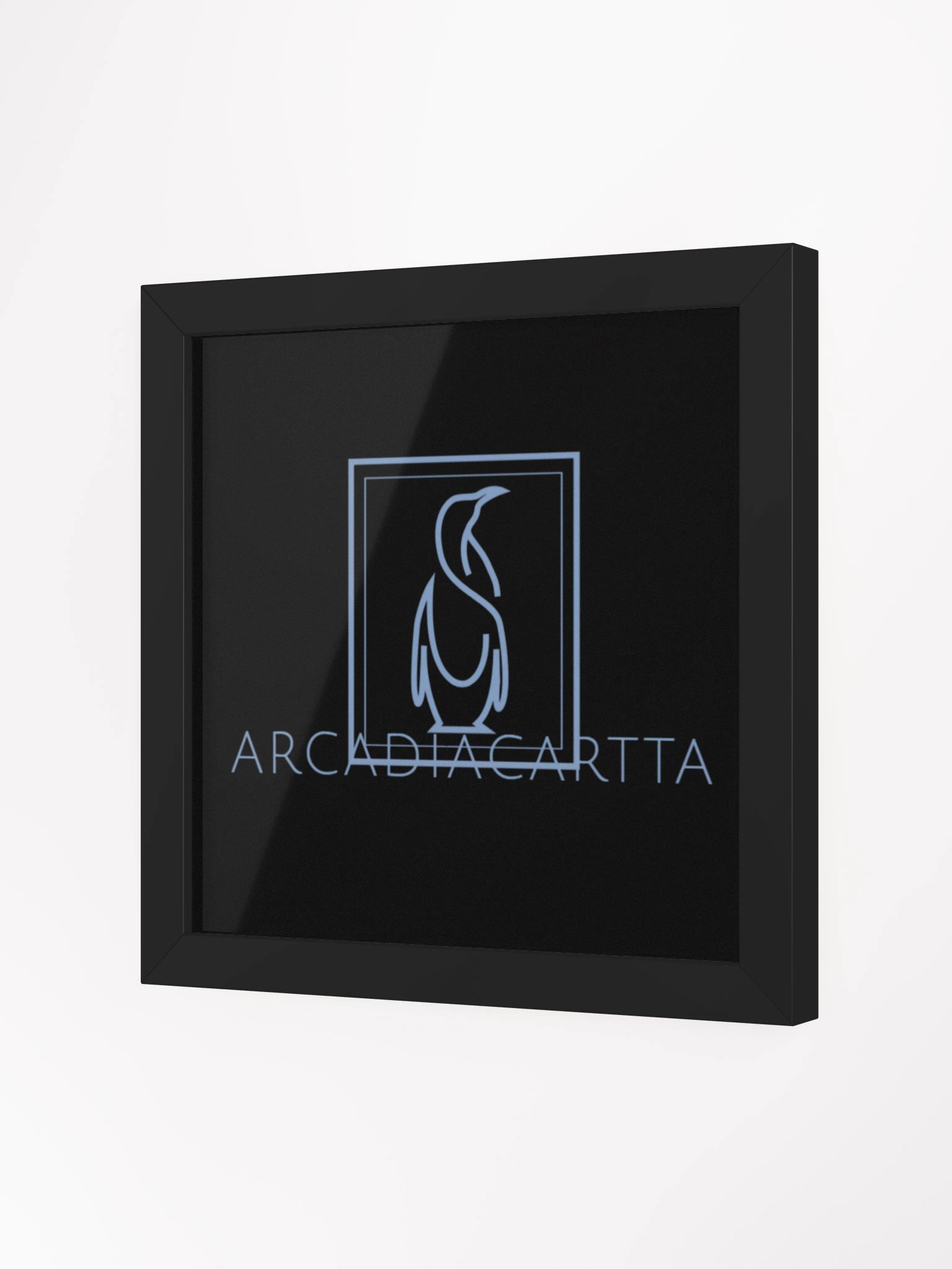 Monochrome Penguin Minimalist Poster (Logo) product image (7)