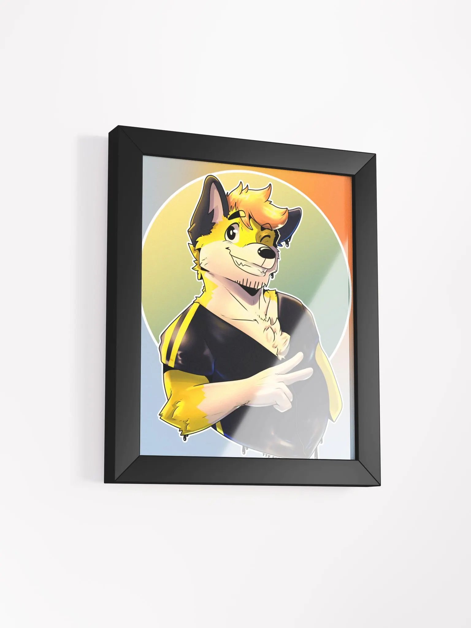 SynthPopWrex - Framed Poster product image (2)