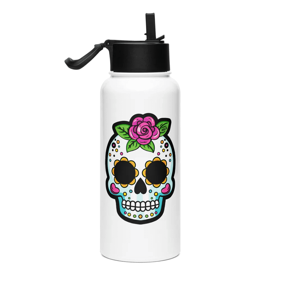 The Sugar Skull - Stainless Steel Water Bottle product image (1)