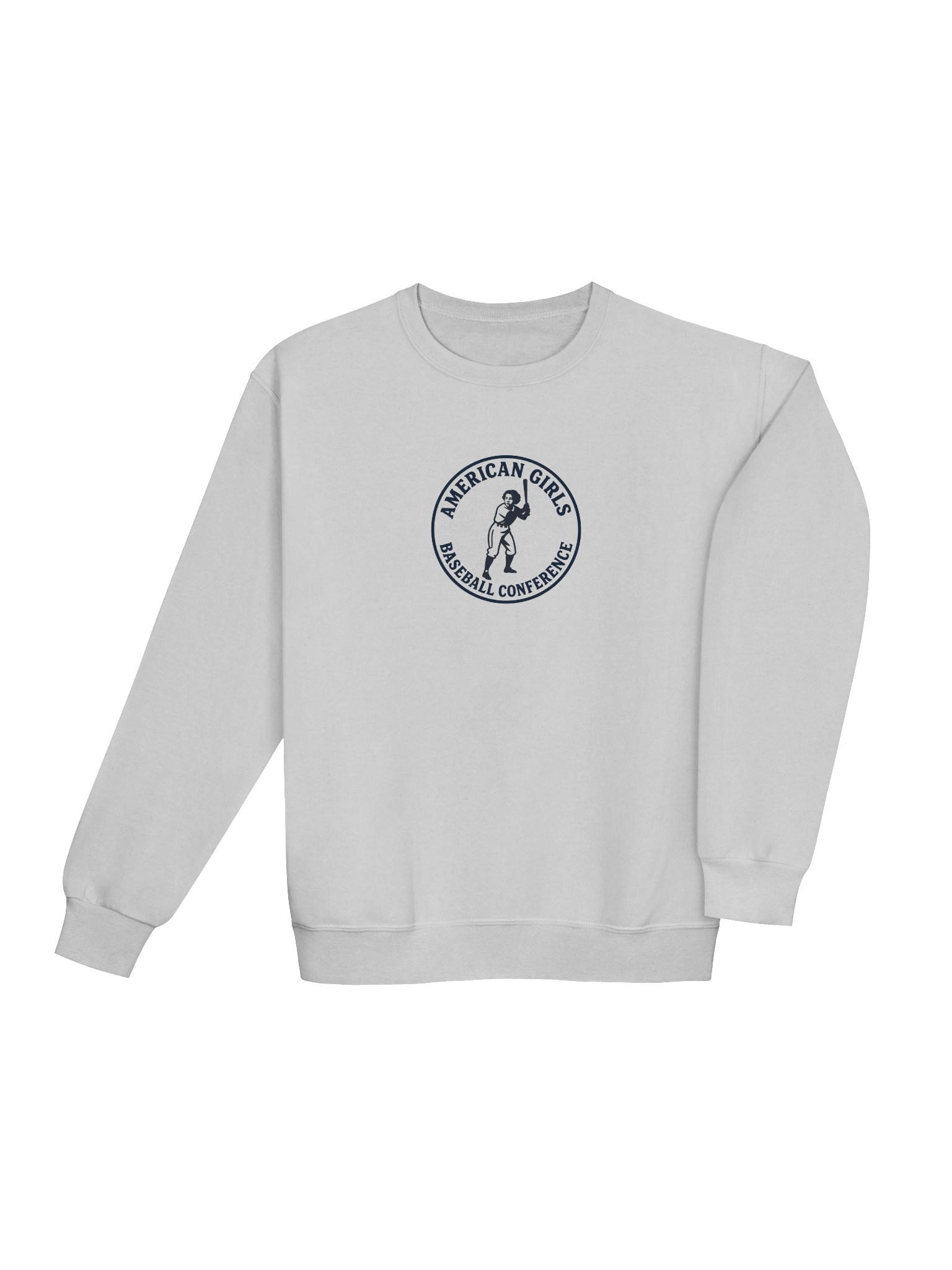 AGBC Legacy Collection Classic Unisex Crew Neck Sweatshirt White product image (4)
