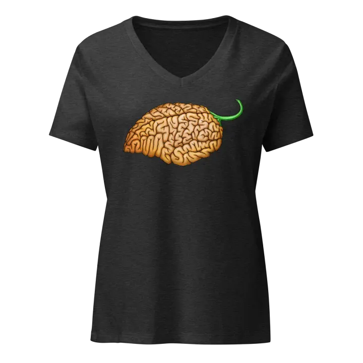 Neurospicy V Neck (just Brain) product image (3)