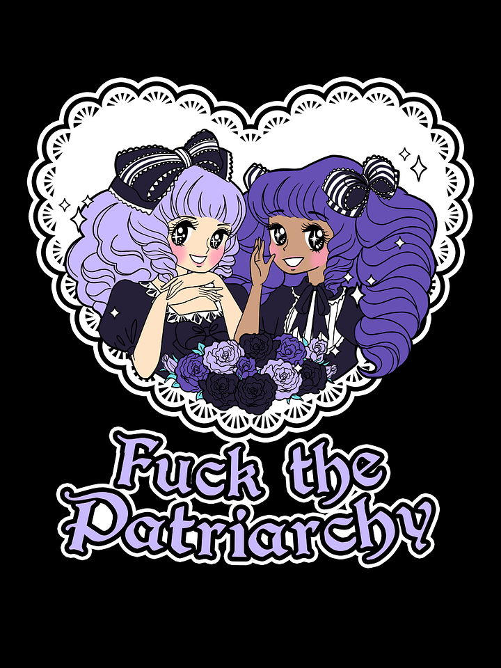 𝑼𝑺𝑨 Fuck the Patriarchy (Pastel Goth) organic cotton t-shirt product image (2)