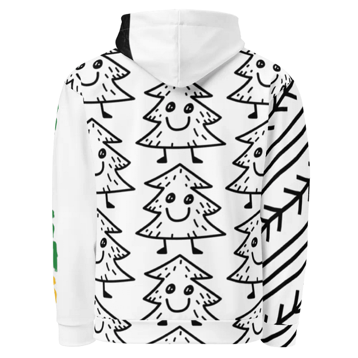 Drip Gun Yellow Unisex Christmas Hoodie product image (2)
