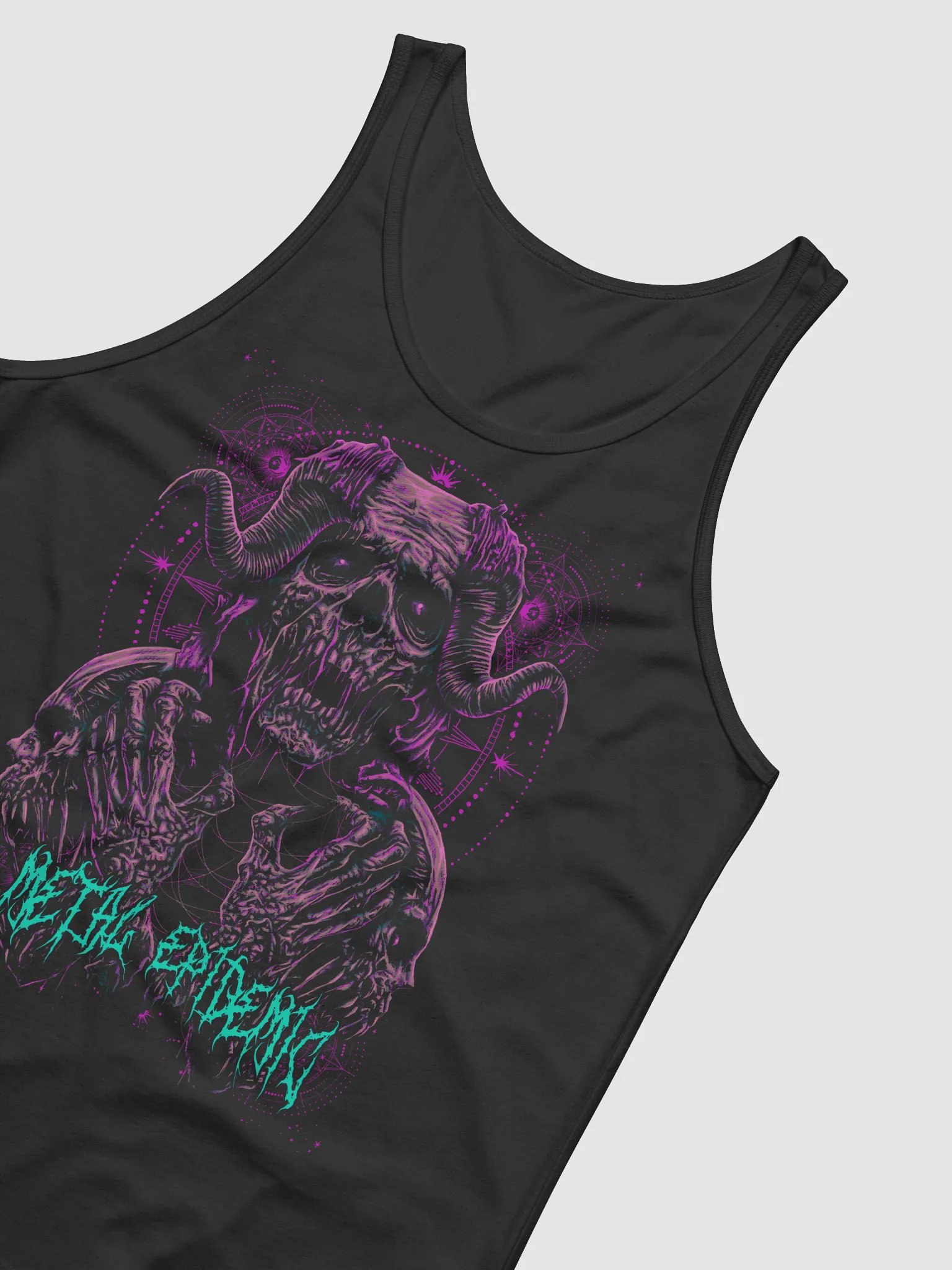 Metal Epidemic Neon Skinpeeler Tank product image (3)