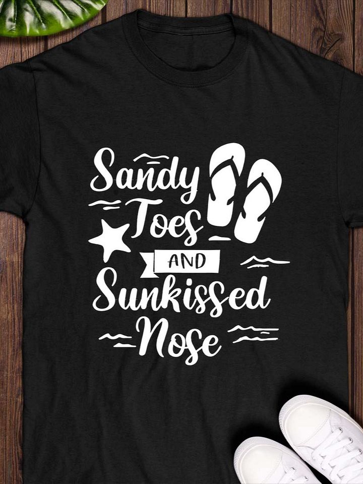 Sandy Toes, Sun-Kissed Nose T-Shirt product image (1)