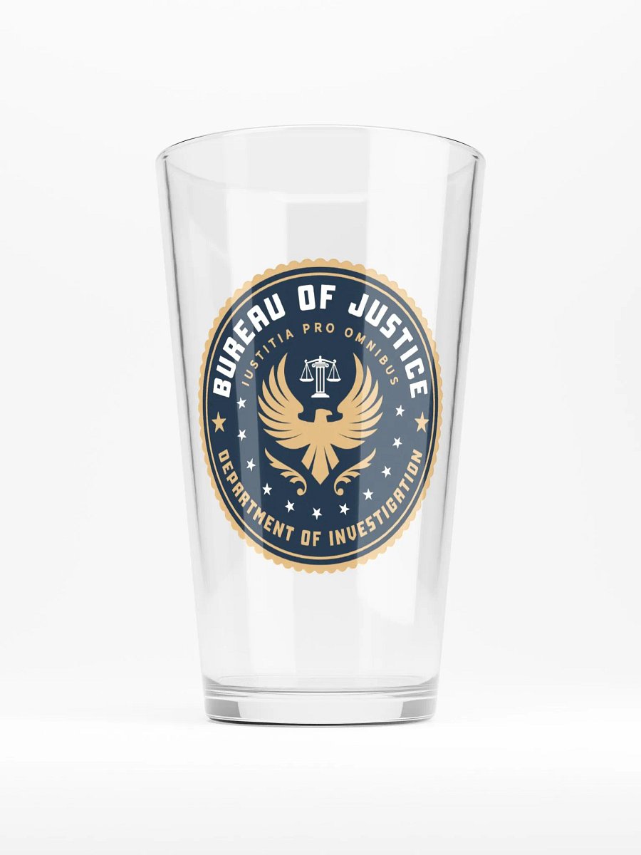 Bureau of Justice - Pint Glass product image (1)