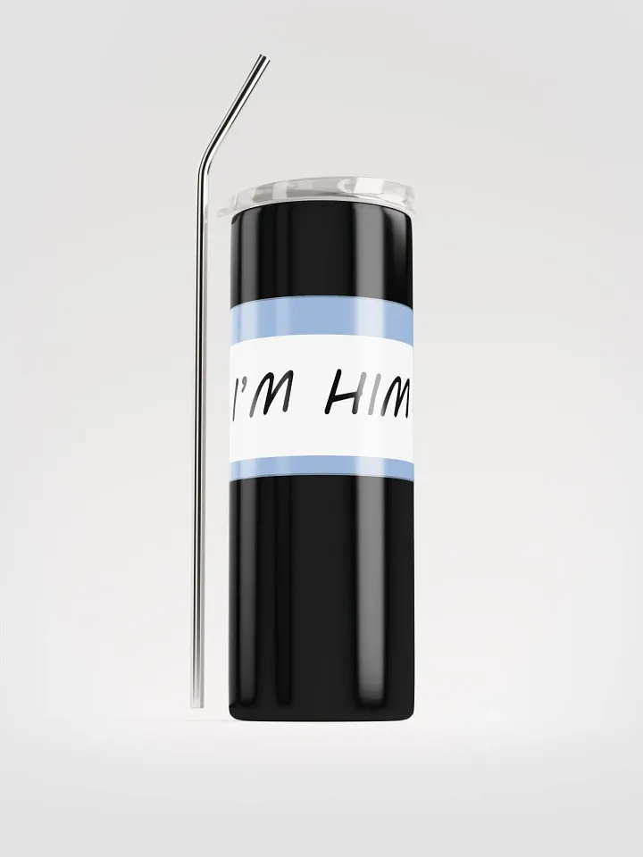 Im Him Blue Name Logo Tall Cup product image (1)