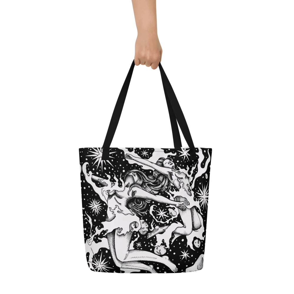 Gemini Zodiac All Over Print Tote Bag product image (7)