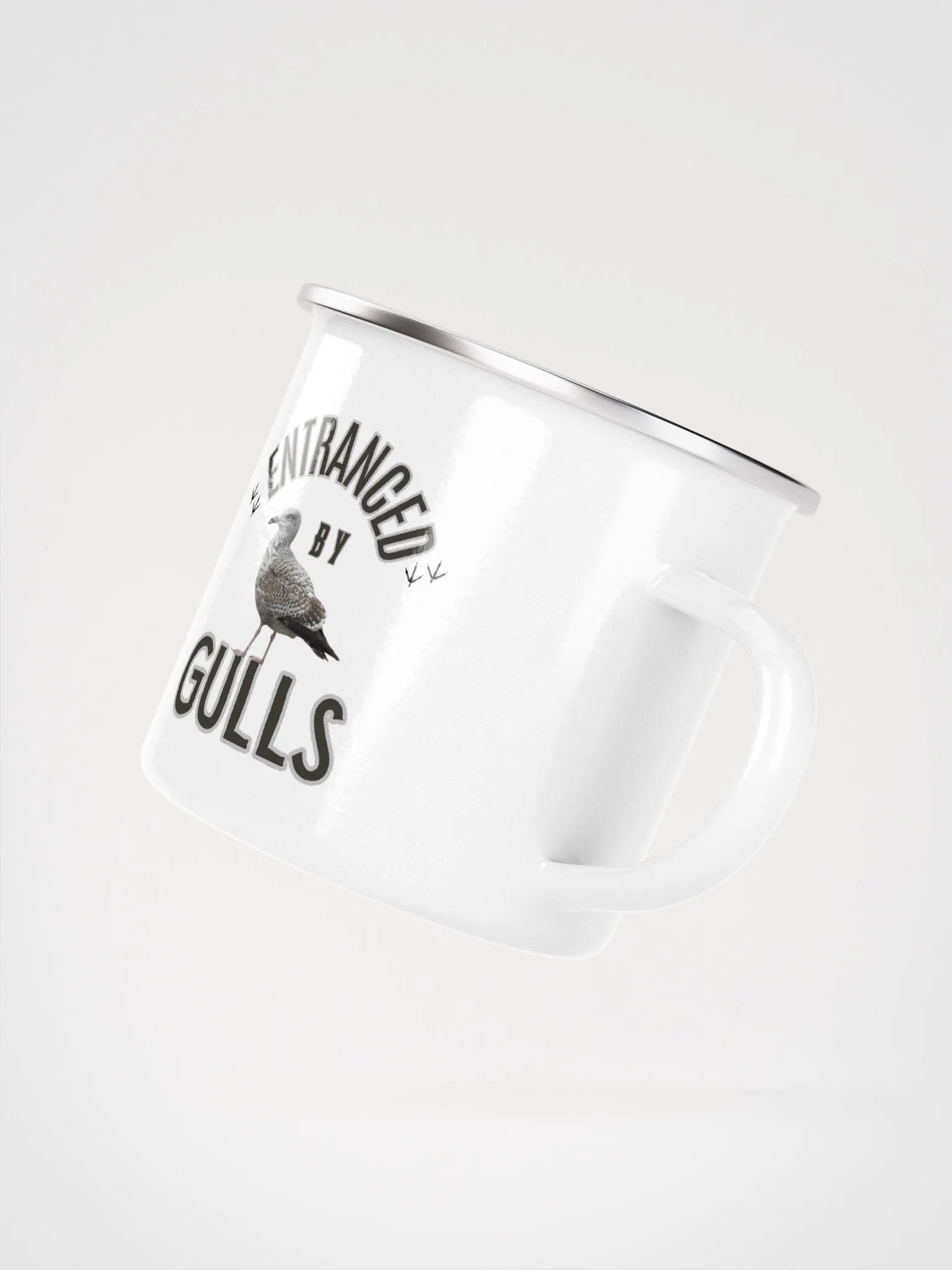 Entranced by Gulls Enamel Mug product image (3)