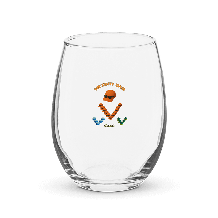 Victory Dad Stemless Wine Glass product image (1)