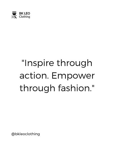 ‎Inspire through action. Empower through fashion.
‎#BKLEOClothing #Clothes #StandOut #BreakThrough #Ambition #Grind #ClassicO...