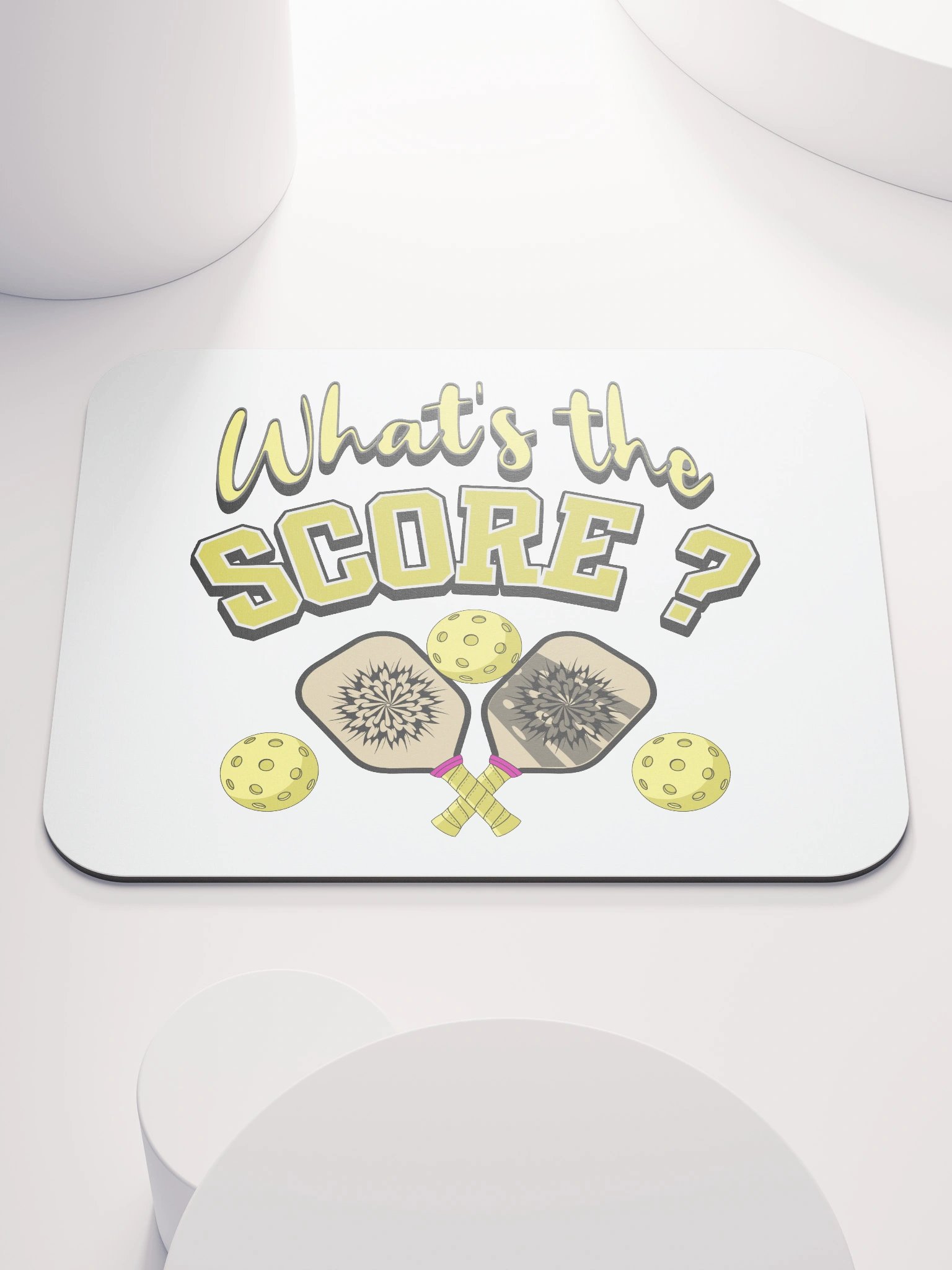 Whats The Score Pickleball Mouse Pad product image (2)