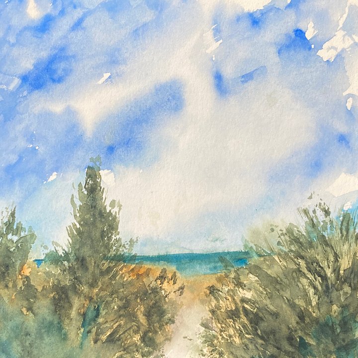 Original watercolor painting: Kiptopeke product image (1)