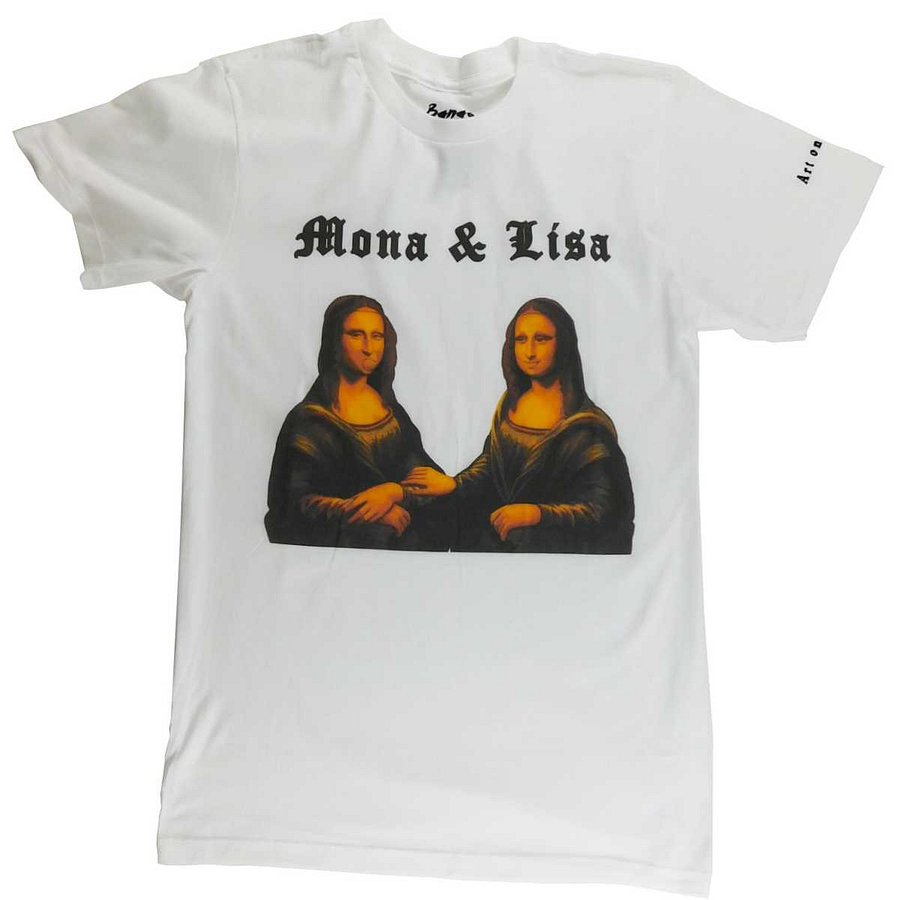 Meet our twins Mona and Lisa. A Double Art T-Shirt product image (1)
