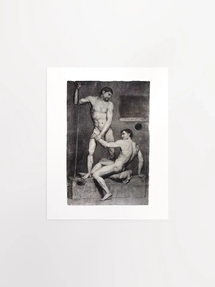 Male Nudes by Alexander Andreyevich Ivanov - Print product image (1)