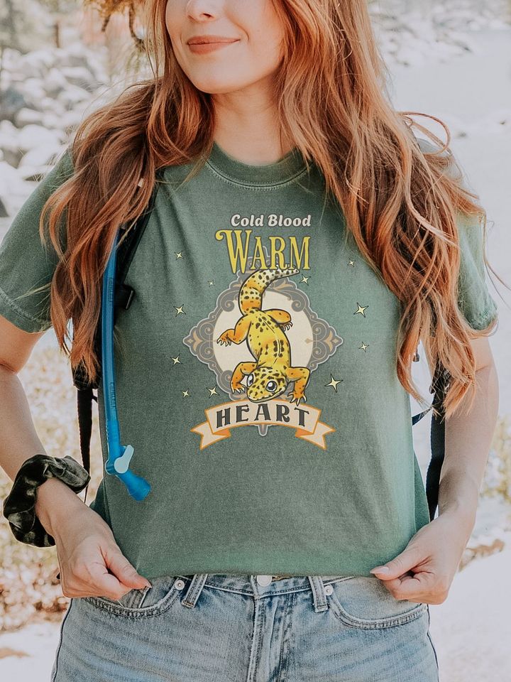 Cold Blood, Warm Heart Leopard Gecko Shirt product image (1)