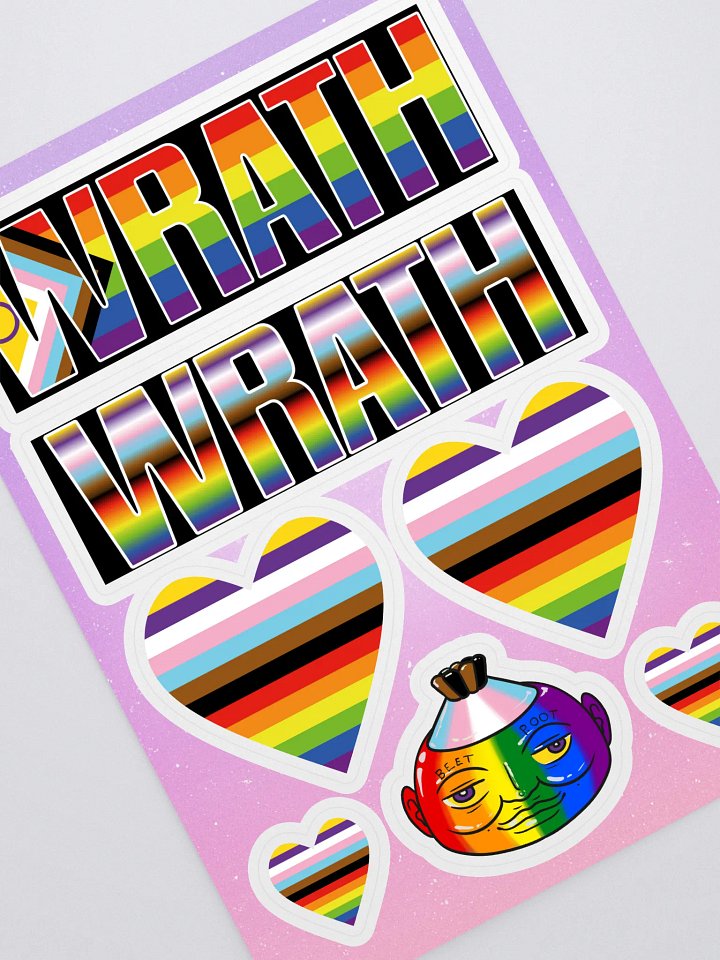 WRATH 2023 sticker sheet product image (1)