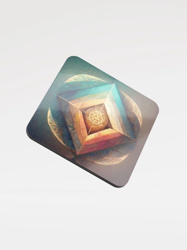 Mandala Symmetry Cork Coaster product image (1)