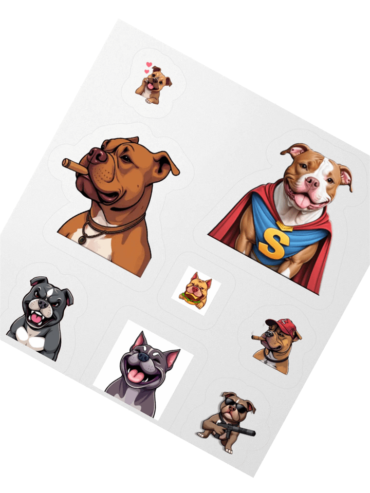 Playful Pup Sticker Set product image (6)