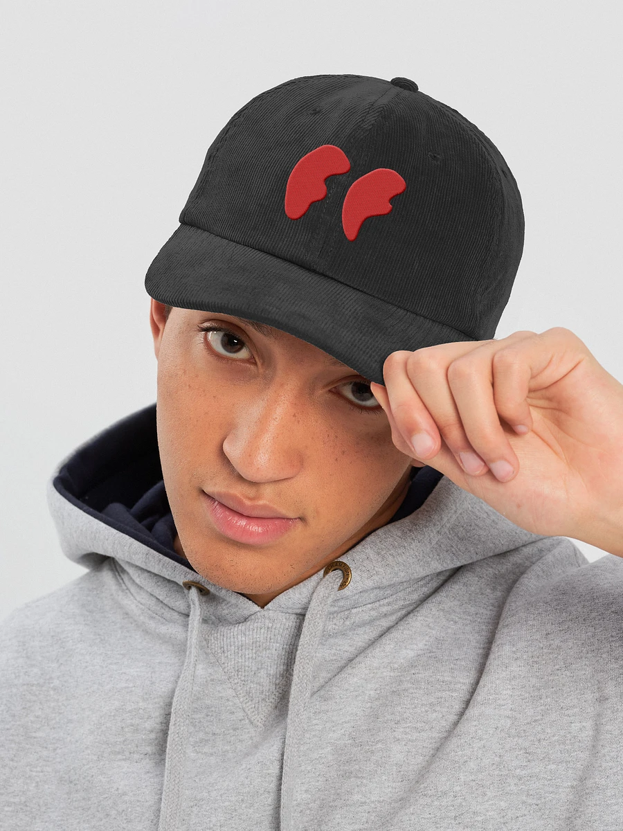 Red FF · corduroy dad hat product image (6)