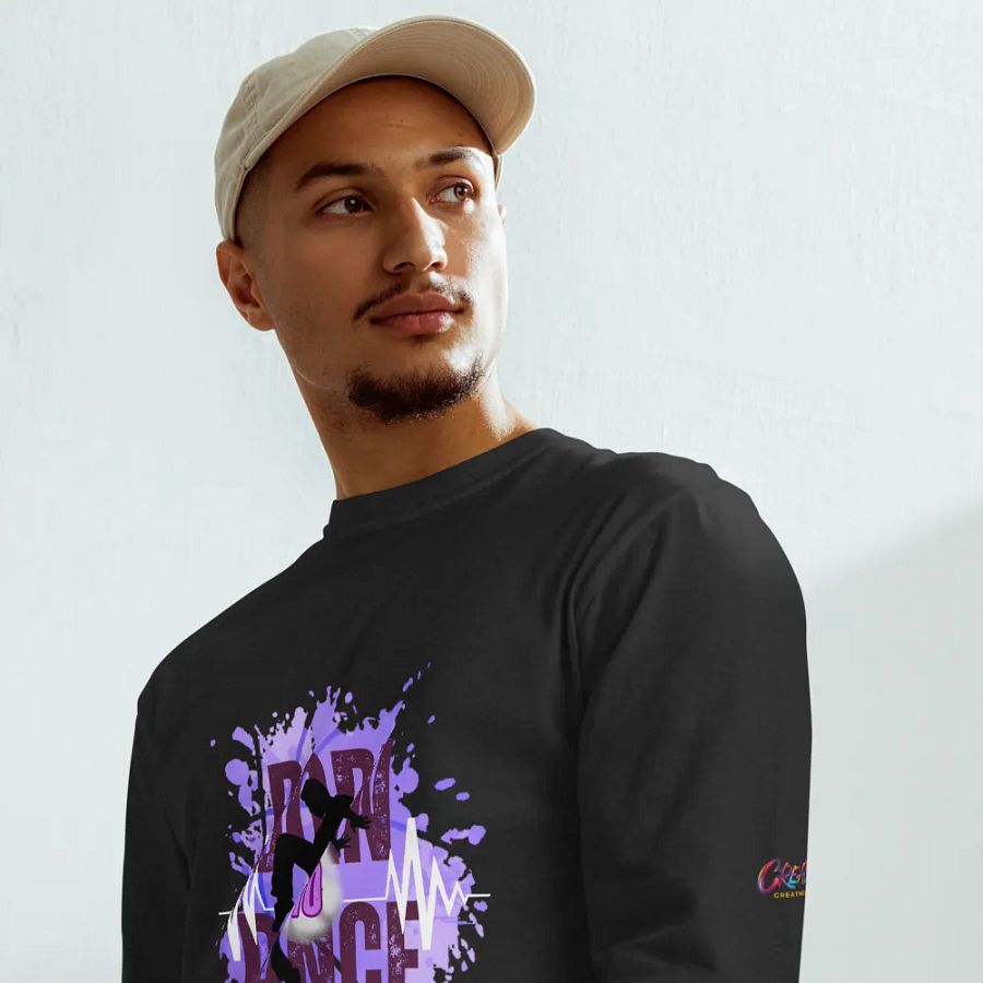 Elegant Born to Dance His Silhouette Long Sleeve Shirt product image (2)