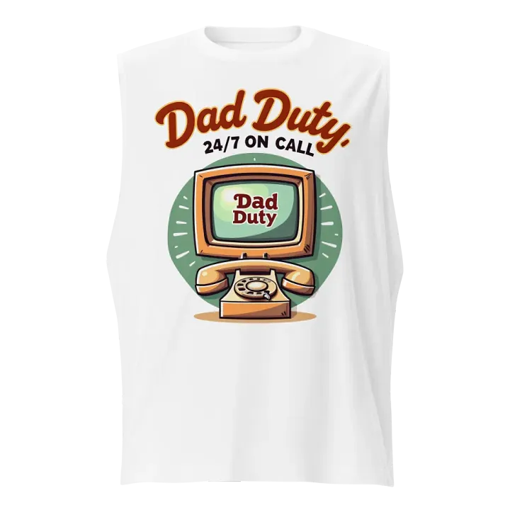 Retro Dad Duty Muscle Tank product image (1)