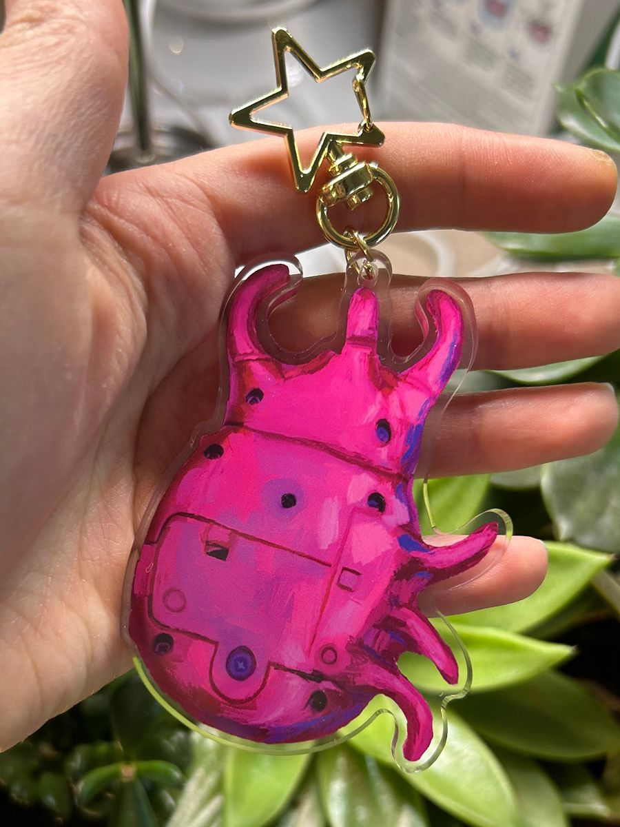 Tamagotchi Beetle Shaker Keychain product image (2)
