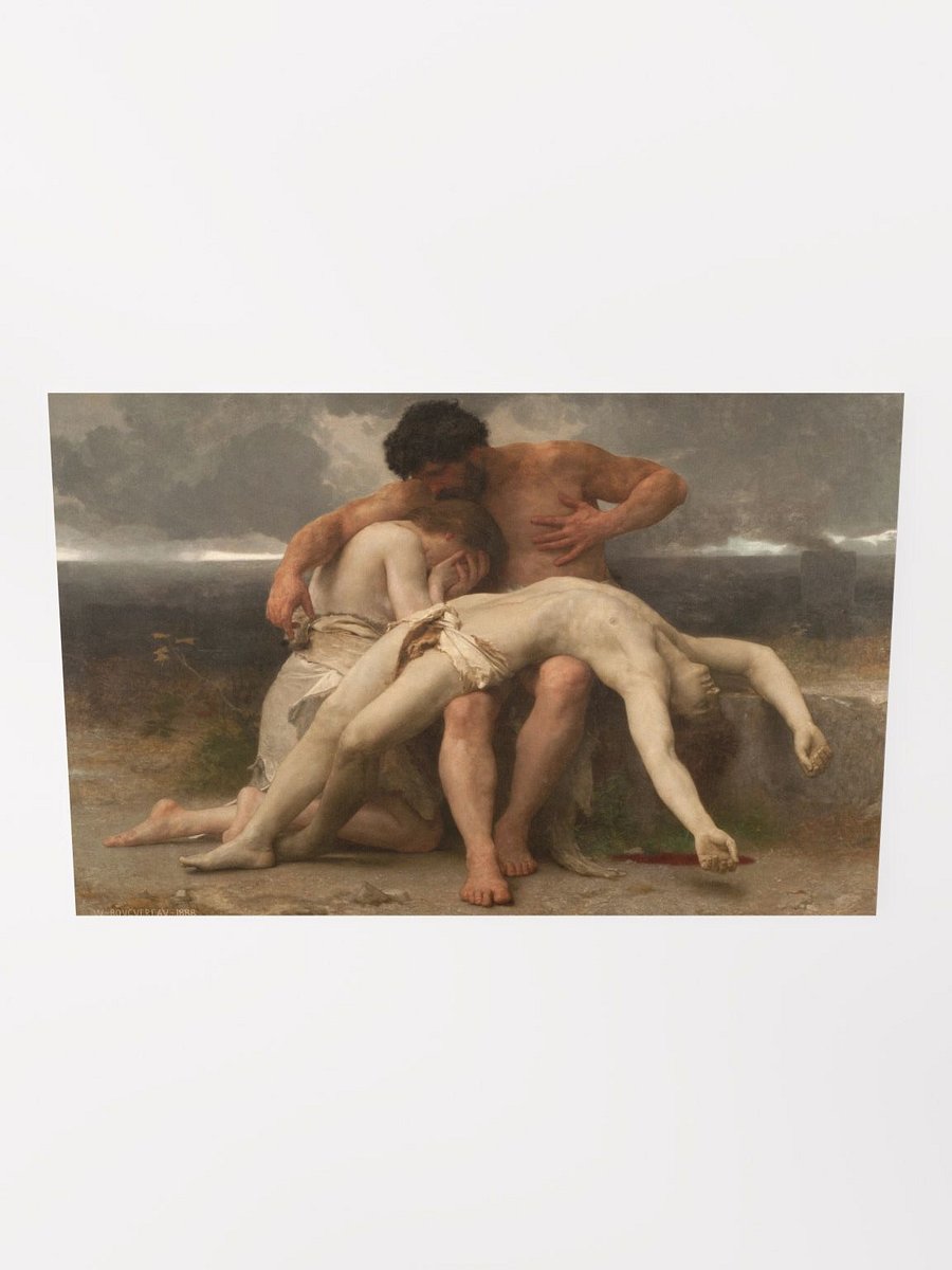 ''The First Mourning'' by William-Adolphe Bouguereau Poster product image (3)