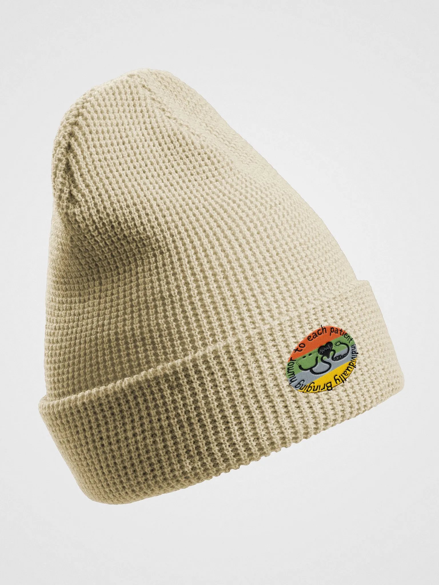 Bringing humor to each patient individually Waffle Beanie product image (15)
