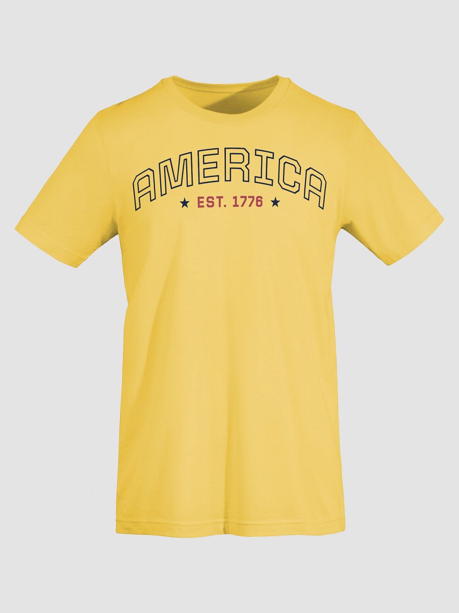 America Typography Supersoft Unisex T-Shirt product image (127)