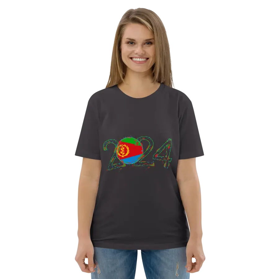 Glitch Emblem Organic Cotton T-Shirt product image (139)