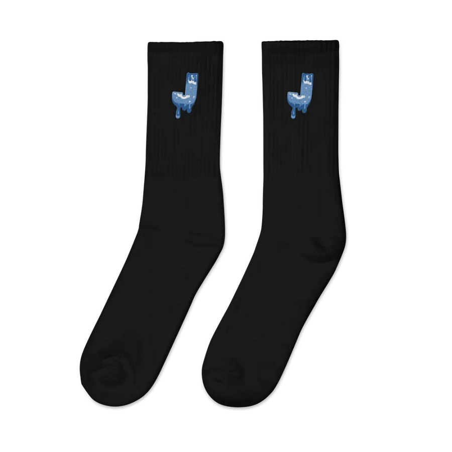 Frosty Melting J Premium Embroidered Socks product image (4)