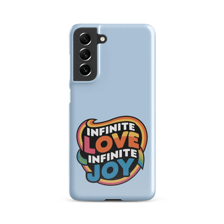 Infinite Love Infinite Joy Snap Case for Samsung (Blue) product image (2)