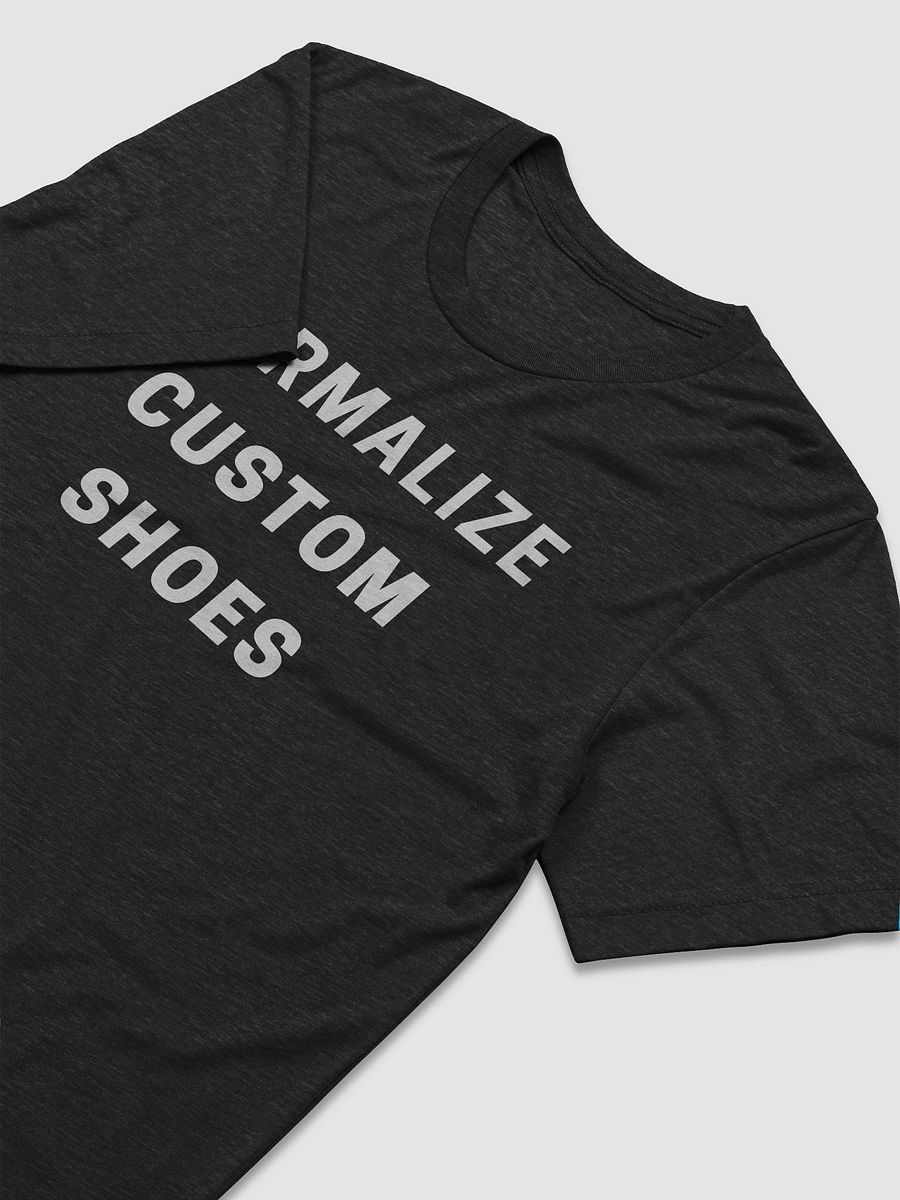 Normalize Custom Shoe Black T-Shirt product image (3)