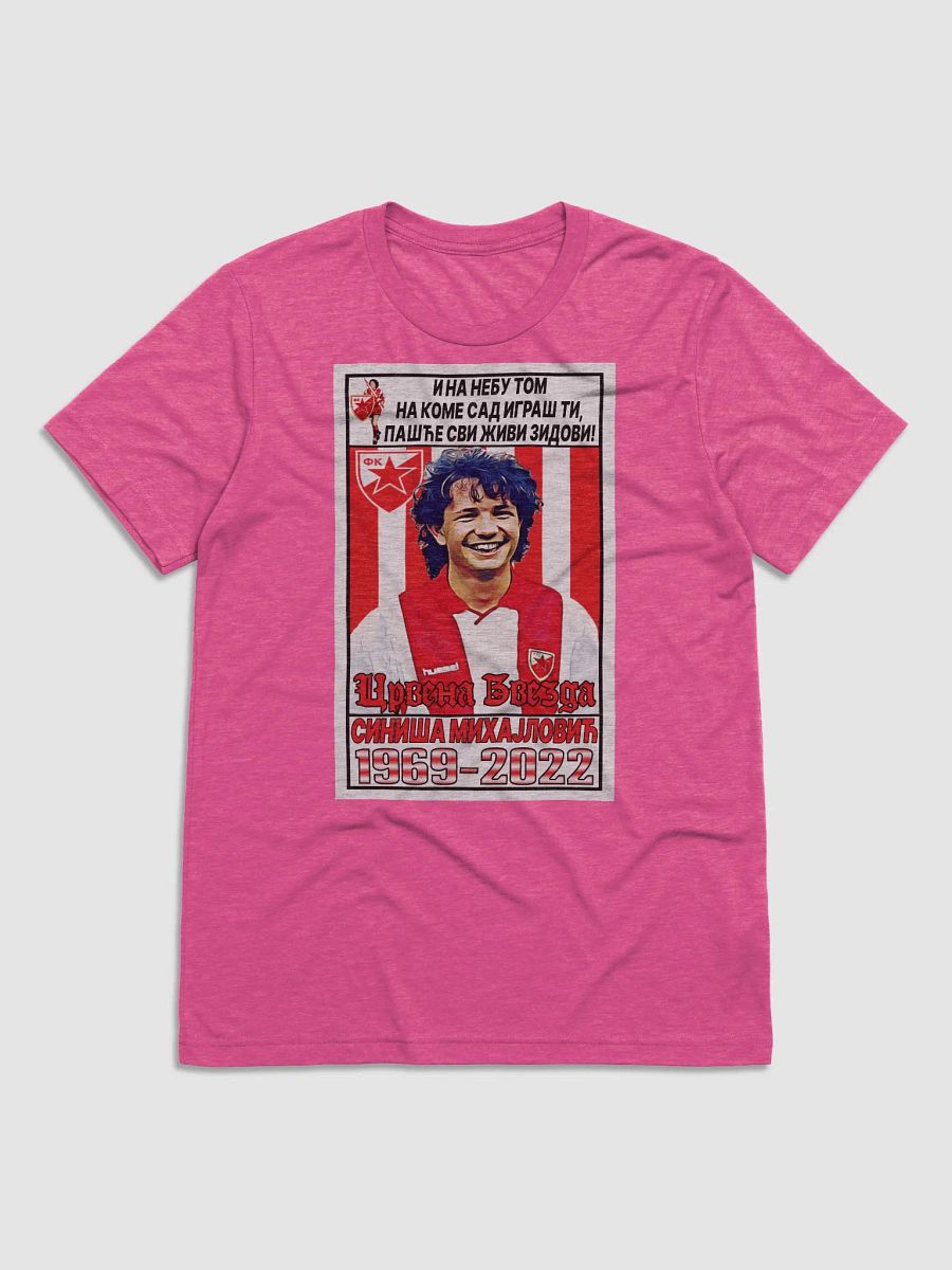 Siniša Mihajlović (FK Crvena Zvezda) #5 Bella+Canvas Triblend Short Sleeve T-Shirt product image (1)