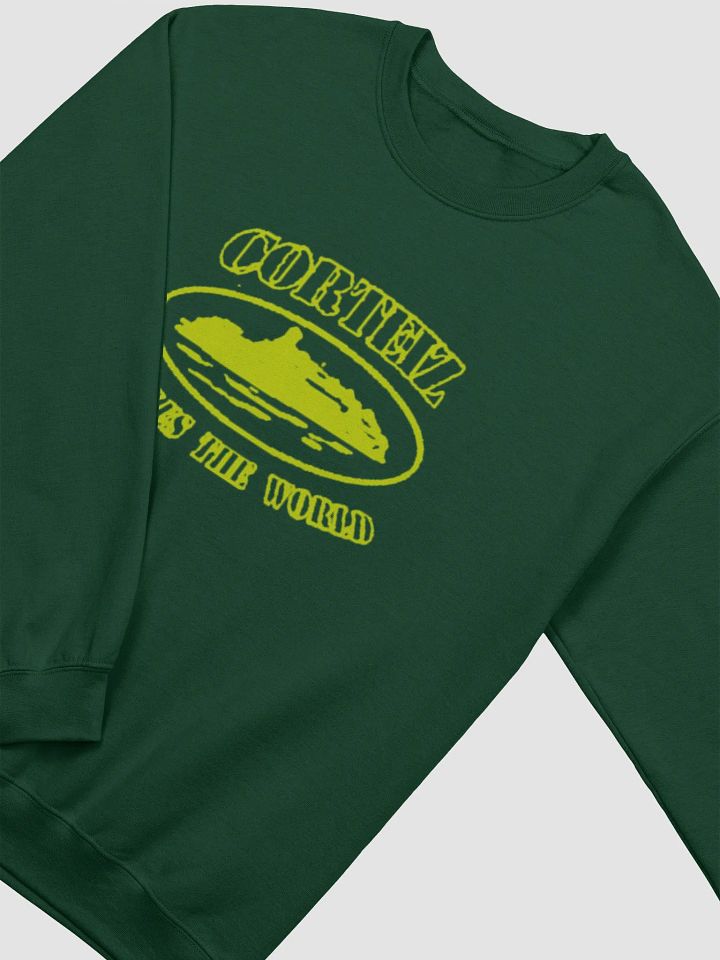 CORTEIZ ALCATRAZ SWEATSHIRT – FOREST GREEN product image (2)