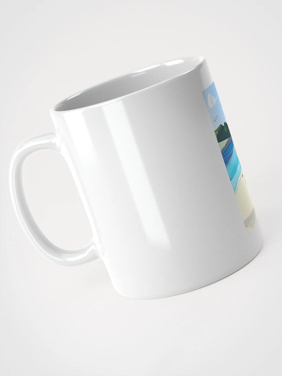 White beach scene mug product image (7)