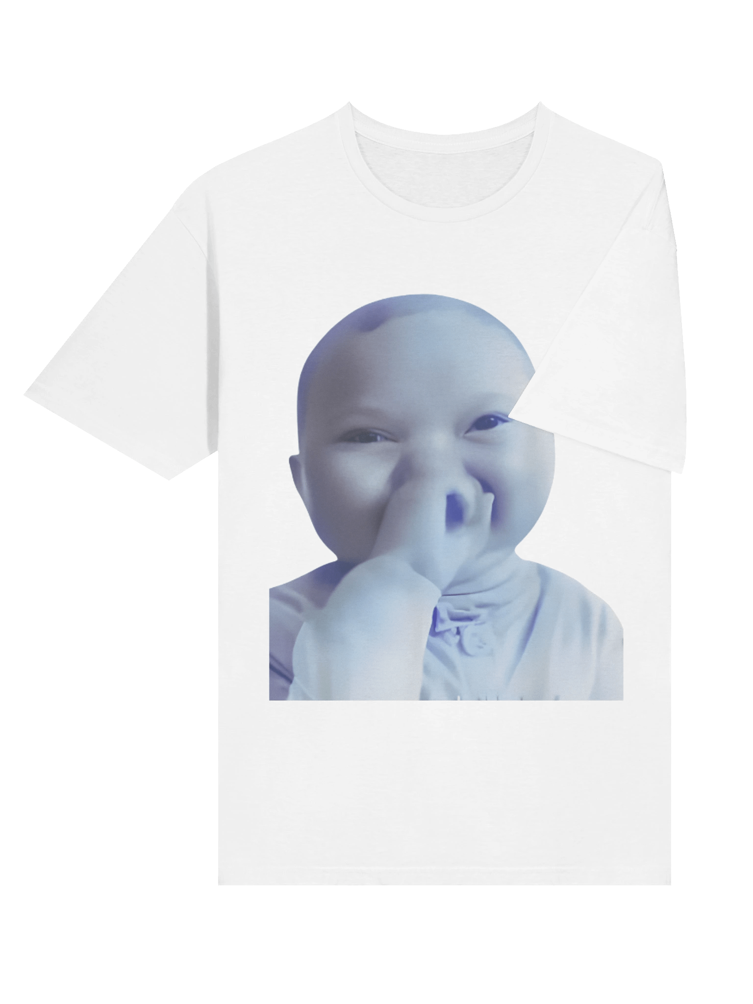 AI Baby Holding Laugh Meme Trend Shirt product image (11)