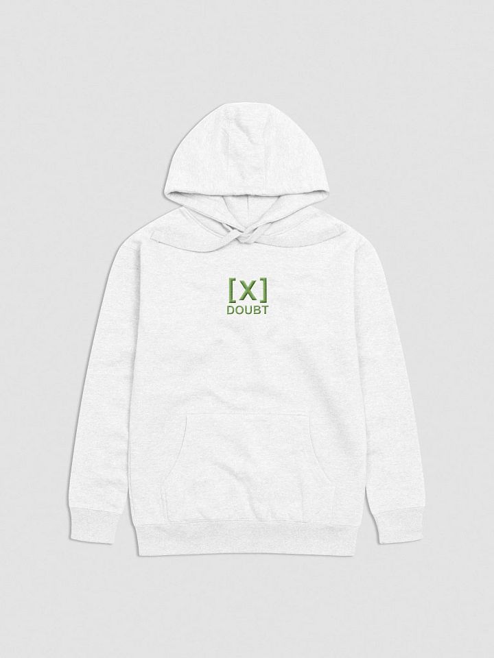 [X] DOUBT embroidered hoodie product image (1)