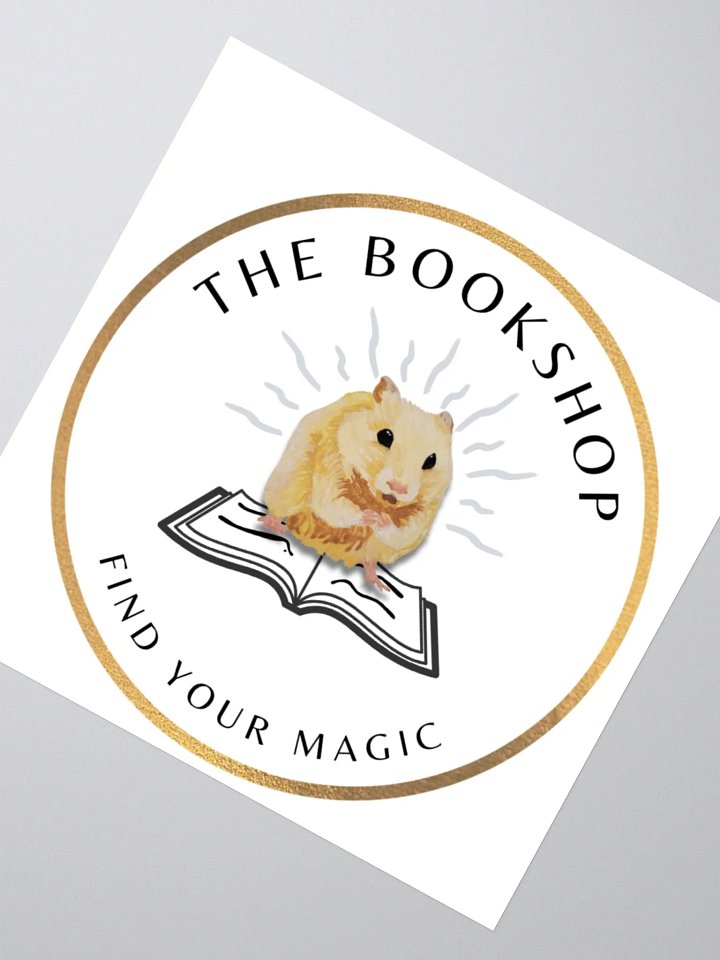 Hamster bookshop stickers product image (2)