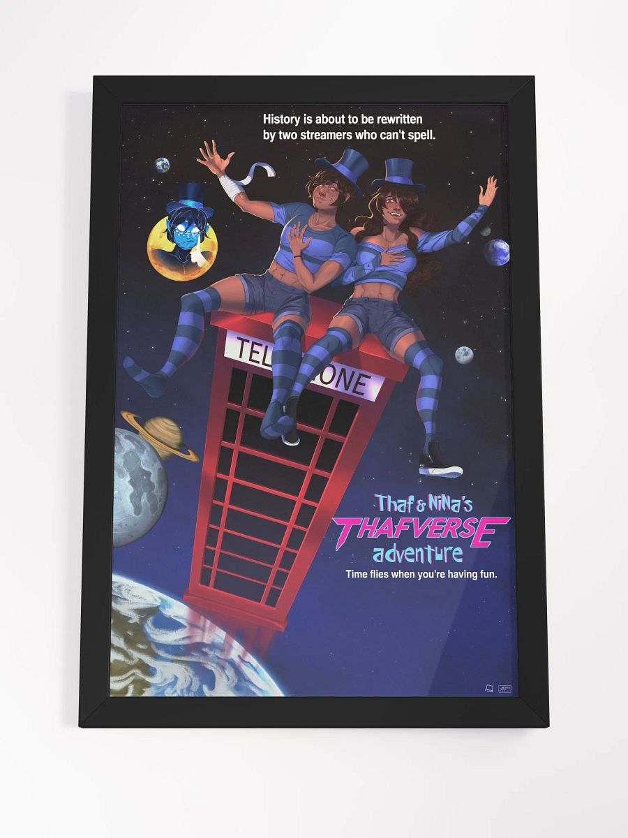 Thaf & Nina's Thafverse Adventure - Limited Edition Framed Poster product image (2)
