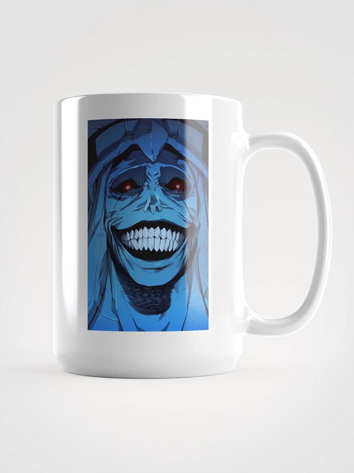 Solo Leveling: Statue of God Design White Glossy Mug product image (1)