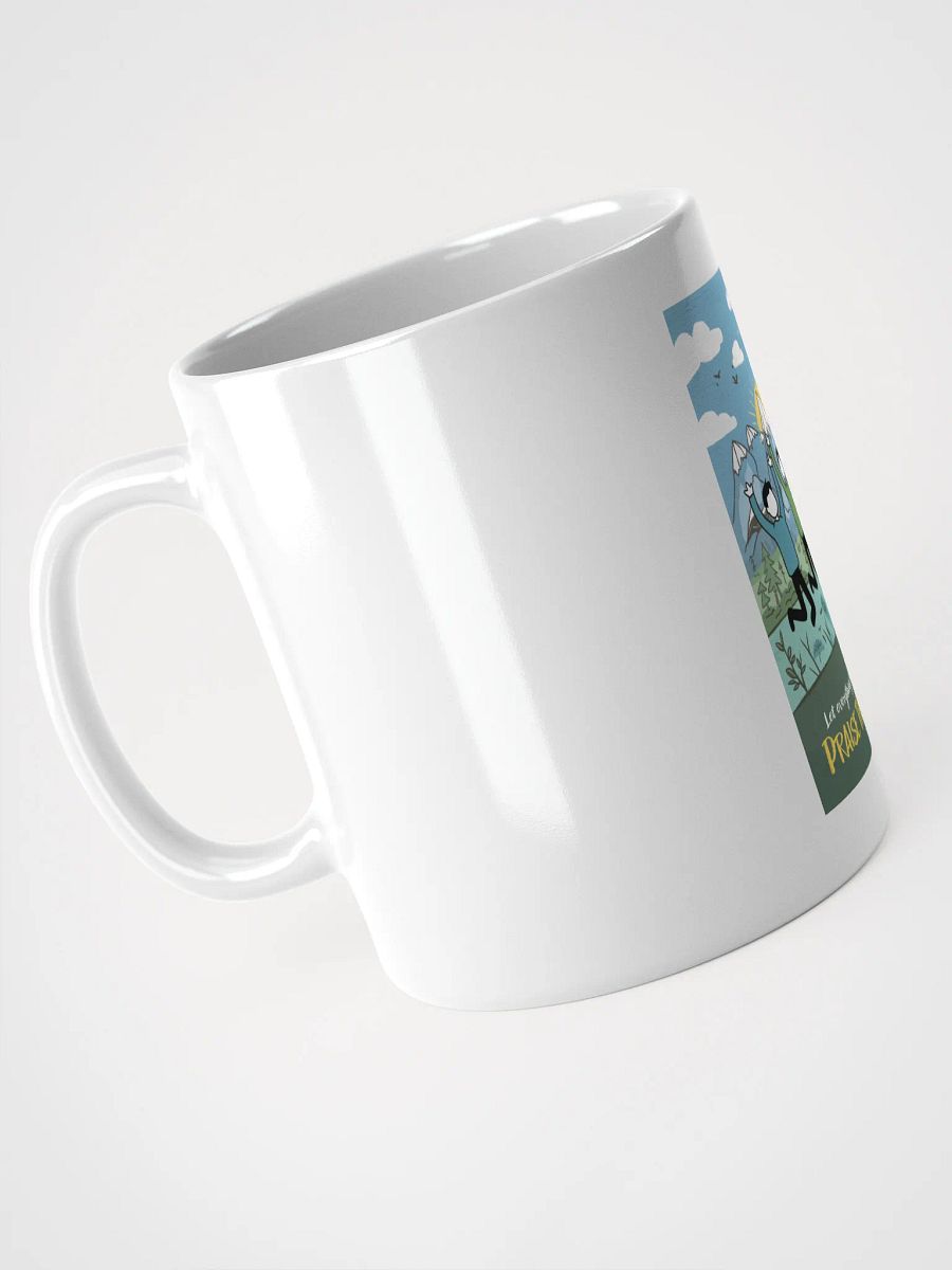 White Praise the Lord Glossy Mug product image (3)