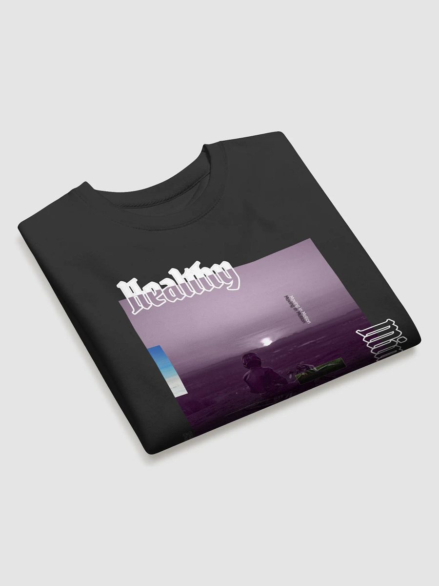Healthy Mind | Dirt Bike Sunset Glitch Crewneck product image (3)