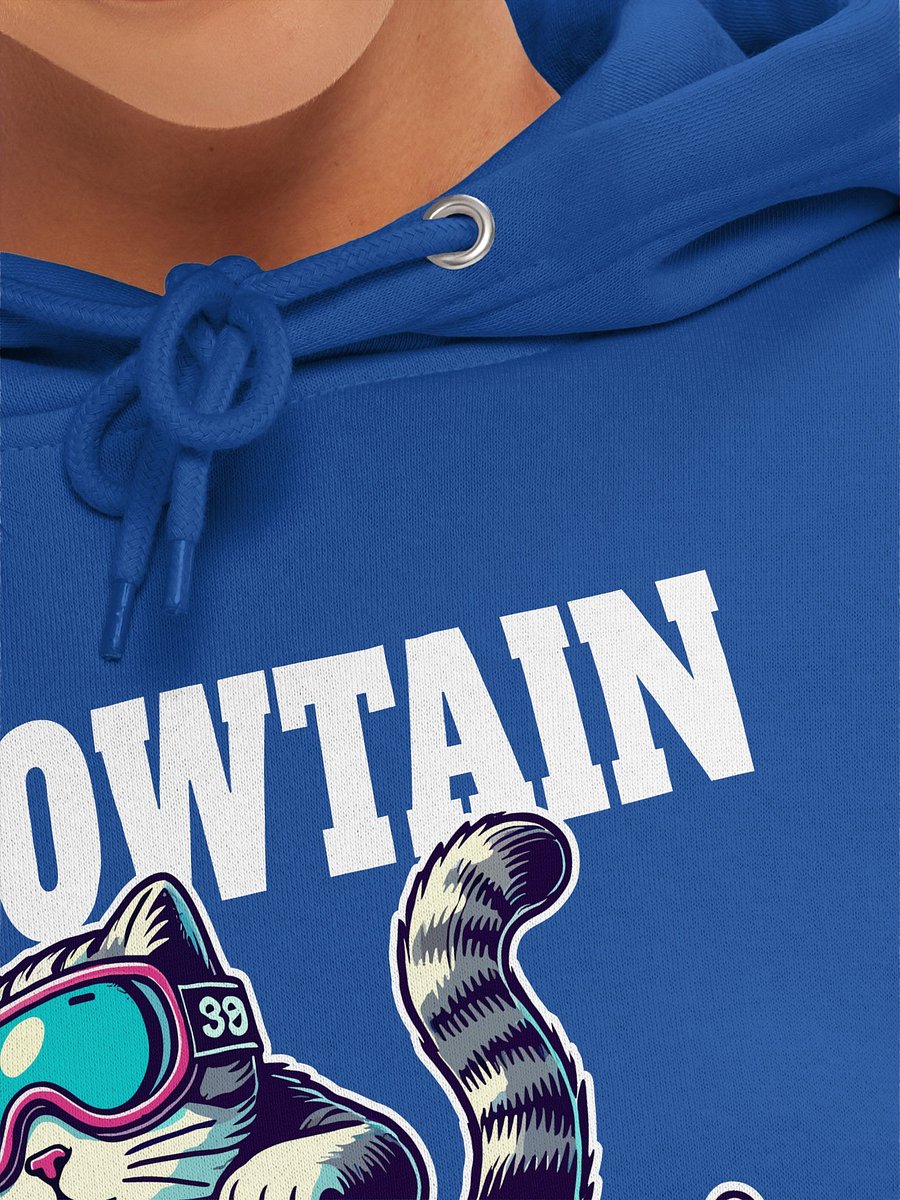 Adventurous Cat Skiing Premium Hoodie product image (15)