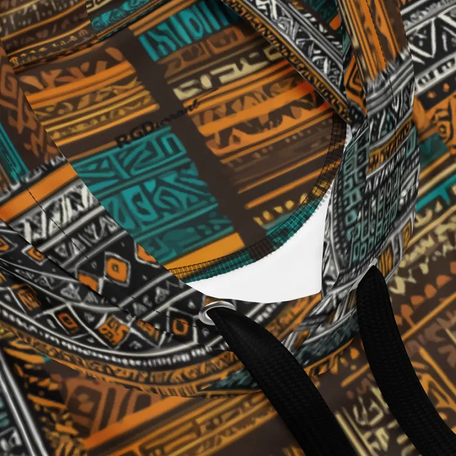 Tribal Ambassador Pattern | Recycled Unisex Hoodie product image (5)
