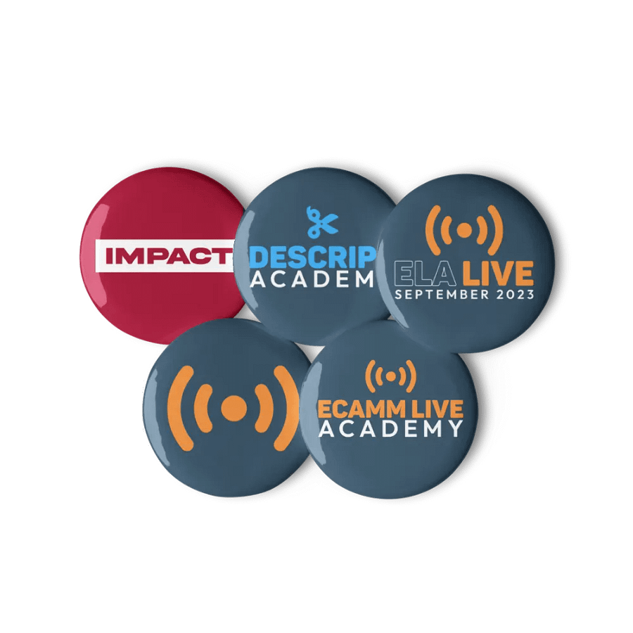 Ecamm Live Academy Pin Set product image (4)
